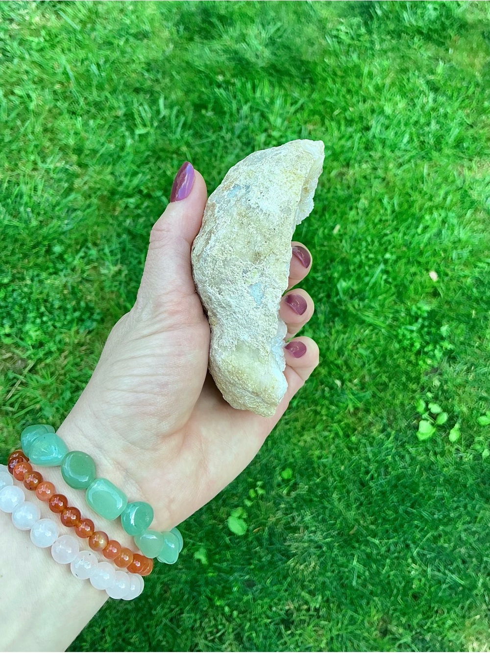 Moroccan Geode Half 🤍 - Picture 5 of 8
